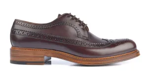 1161 Ettore Derby Brogue Calfskin Leather Brown