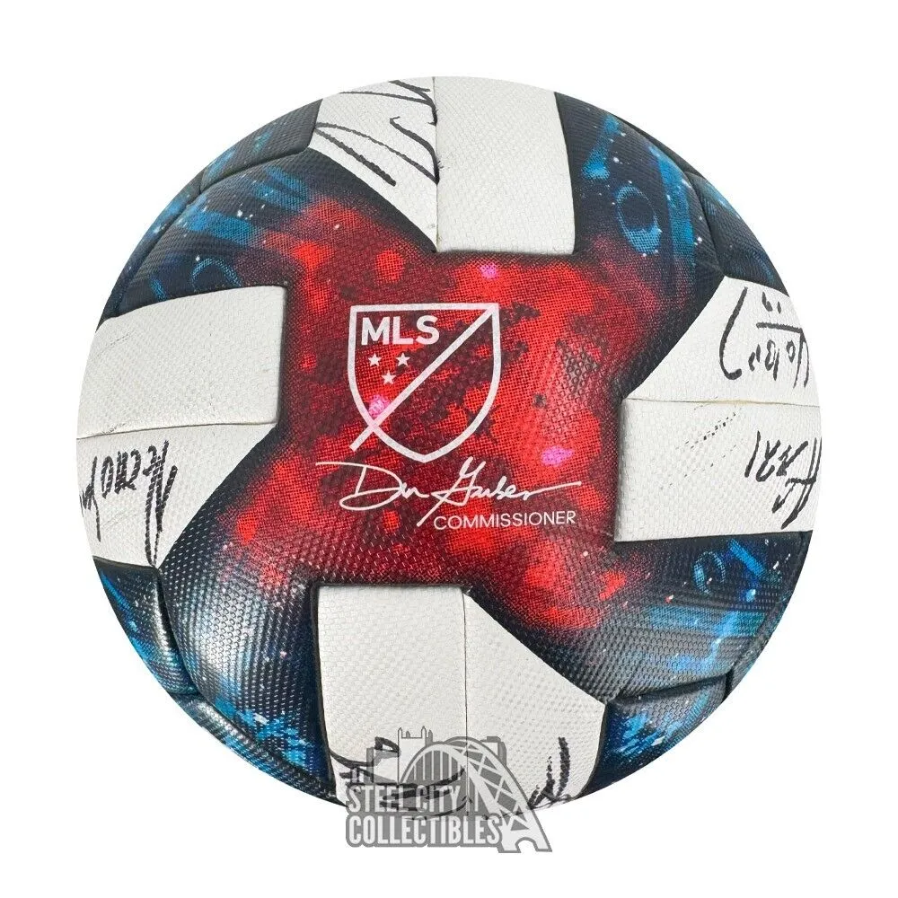 2019 Columbus Crew SC Auto Match Used Soccer Ball - BAS/Fanatics LOA (19 Sigs)