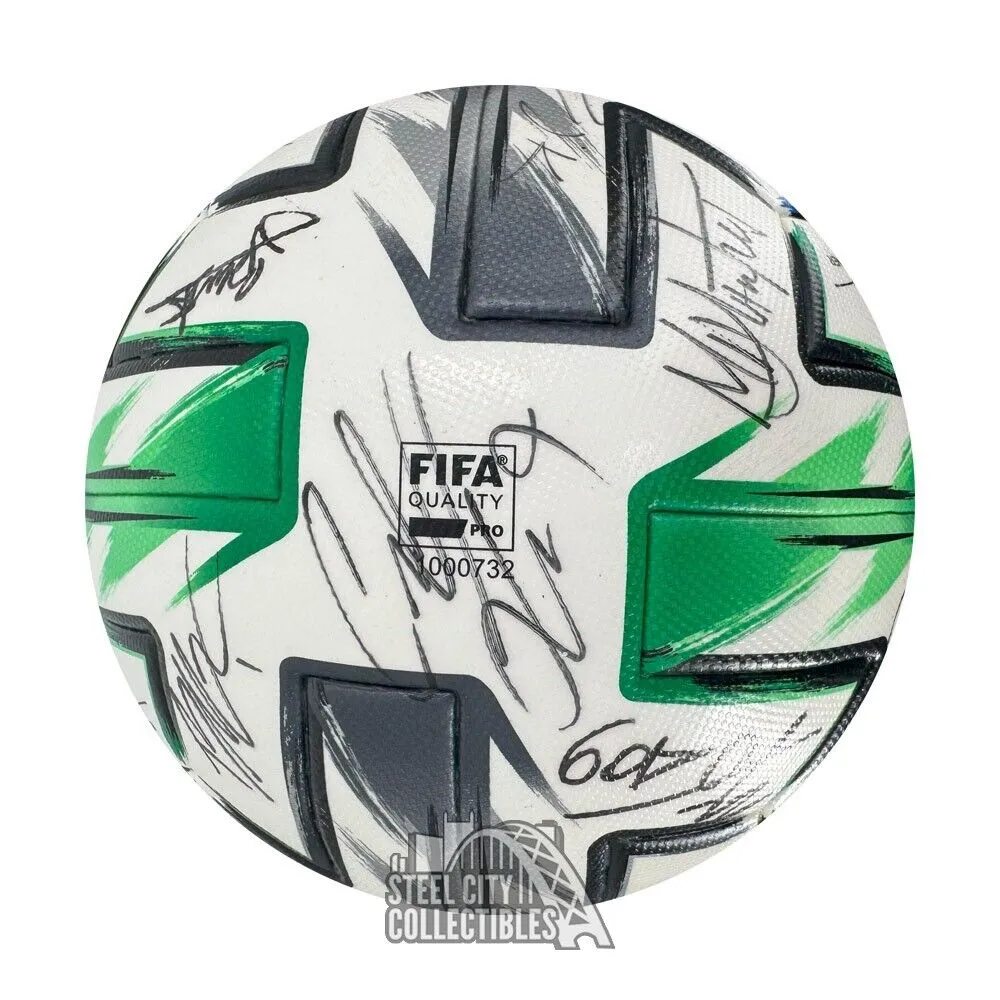 2020 Vancouver Whitecaps Auto Match Used Soccer Ball -BAS/Fanatics LOA (24 Sigs)