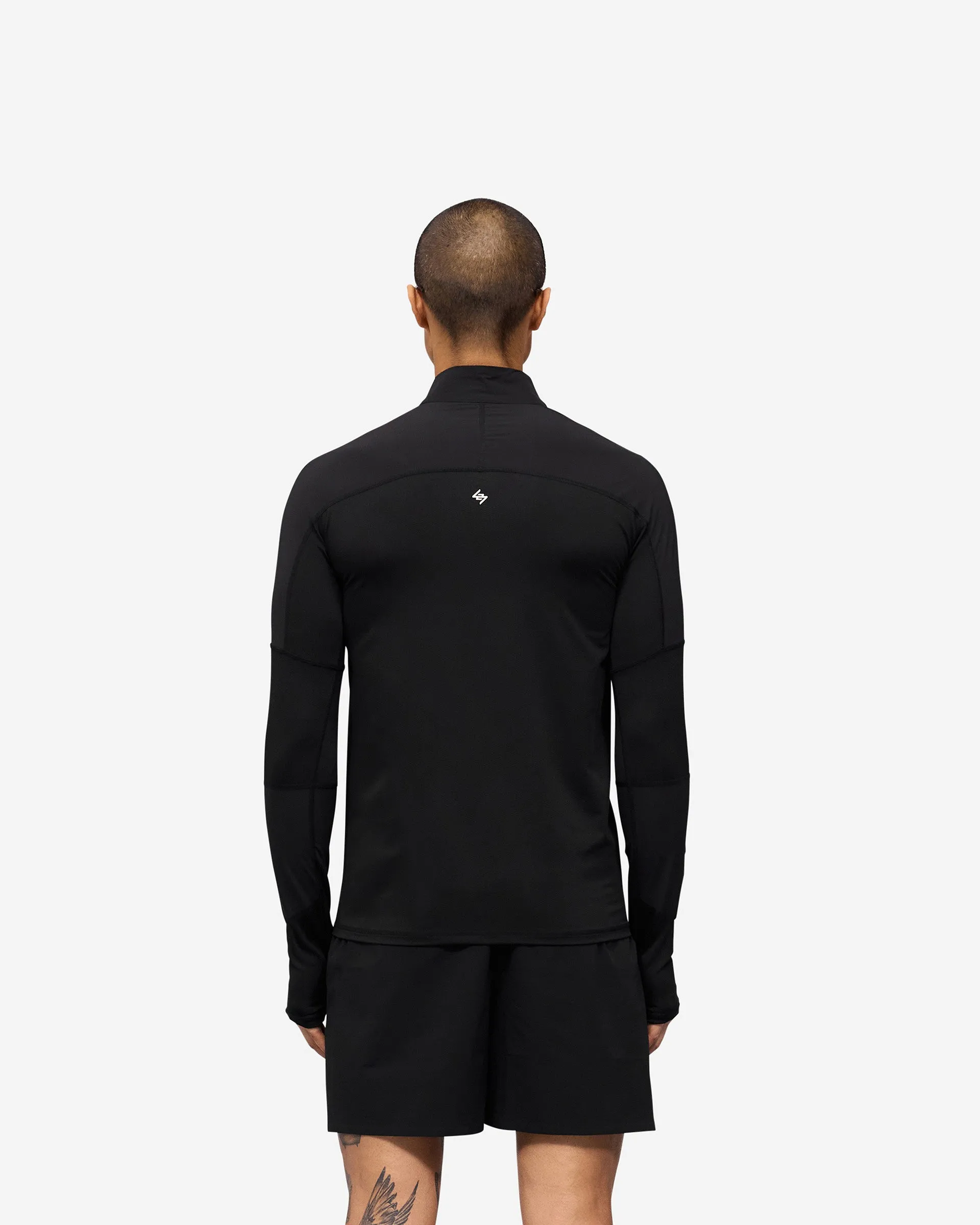 247 Run Quarter Zip - Jet Black