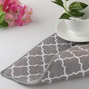 2pcs Dish Drying Microfiber Absorbent Place Mat