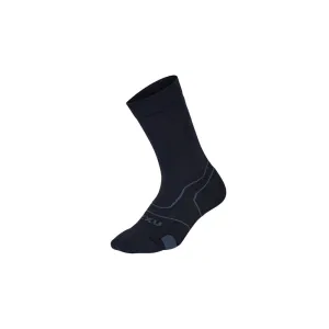 2XU Vectr Cushion Crew Socks - Black/Titanium