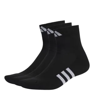 Adidas Mens Performance Cushion Ankle Socks 3 Pack