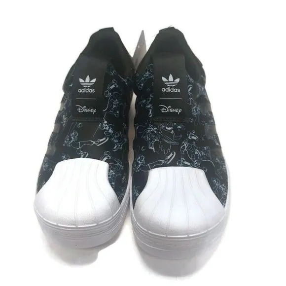 adidas Originals Kids Sz 13.5 Superstar 360 C Slip On Shoes Disney GOOFY FW8040