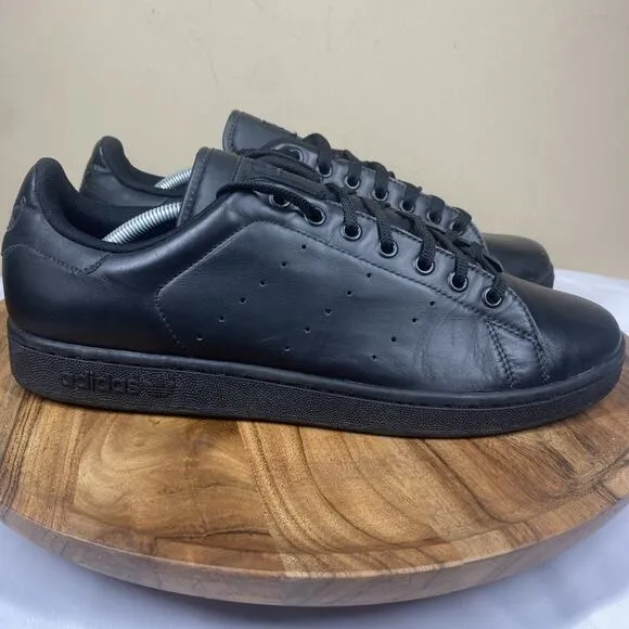 Adidas Stan Smith Triple Black Mens Size 13 Black Low Top Shoes