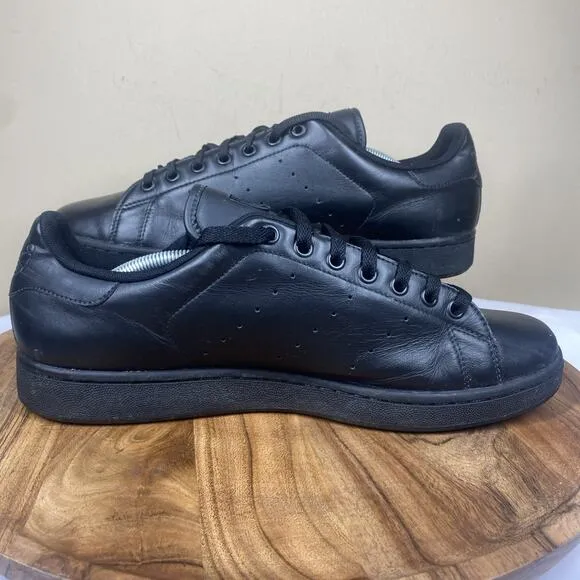 Adidas Stan Smith Triple Black Mens Size 13 Black Low Top Shoes