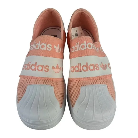 Adidas Superstar SMR 360 C Glow Pink White Slip On Shoes EG7886 Youth Size 2.5