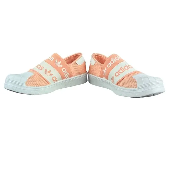 Adidas Superstar SMR 360 C Glow Pink White Slip On Shoes EG7886 Youth Size 2.5