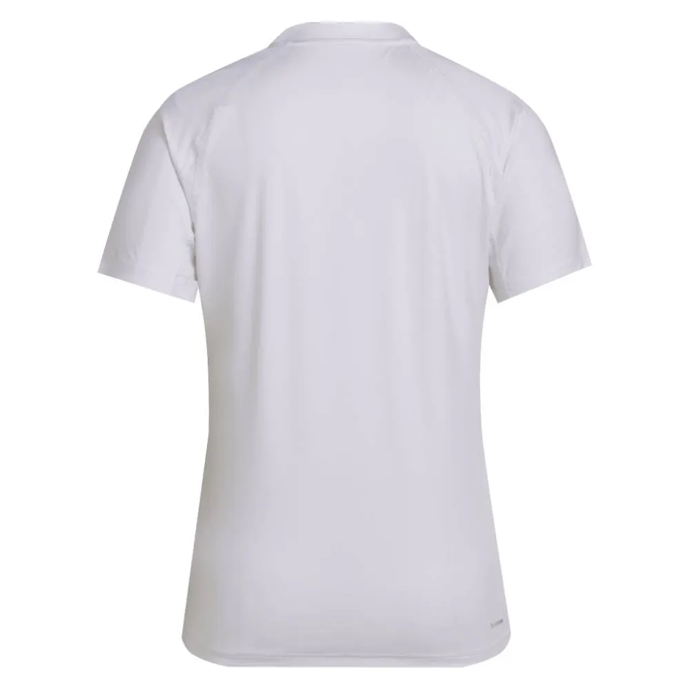 adidas Women's Club 3 Stripe Top (White)