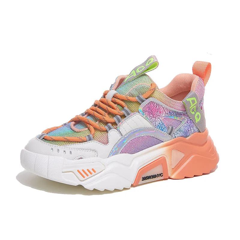 All-match Sports Shoes Mesh Breathable Women's Shoes Luminous