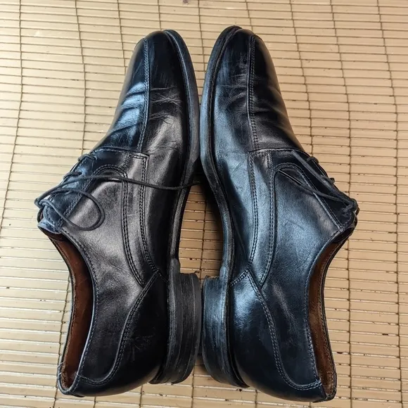 Allen Edmonds &quot;Montgomery&quot; Black Leather Split Toe Oxfords Dress Shoes Size 10D
