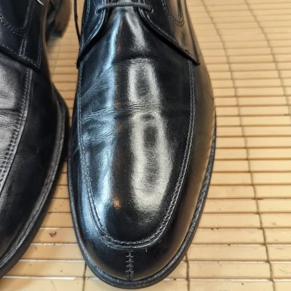Allen Edmonds &quot;Montgomery&quot; Black Leather Split Toe Oxfords Dress Shoes Size 10D