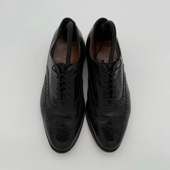 Allen Edmonds Chester Wingtip Oxford Men's Shoes Black Leather size 8