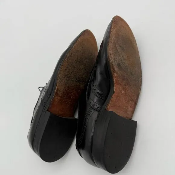 Allen Edmonds Chester Wingtip Oxford Men's Shoes Black Leather size 8