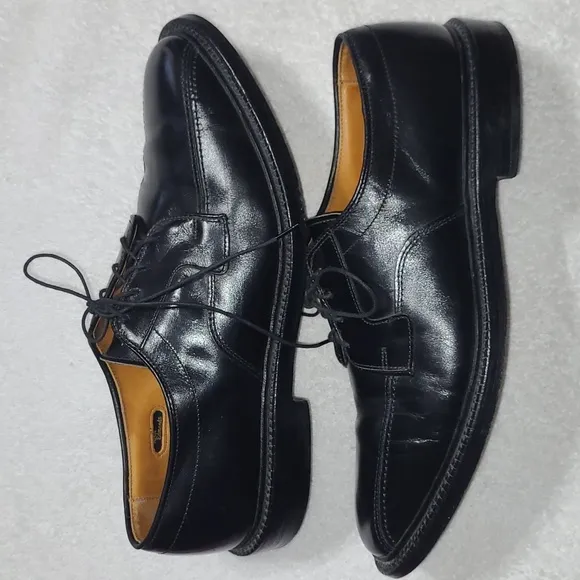 Allen Edmonds Hillcrest Black Leather Oxford Dress Shoes Size 10