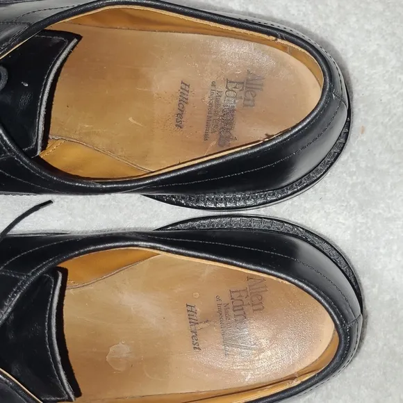 Allen Edmonds Hillcrest Black Leather Oxford Dress Shoes Size 10