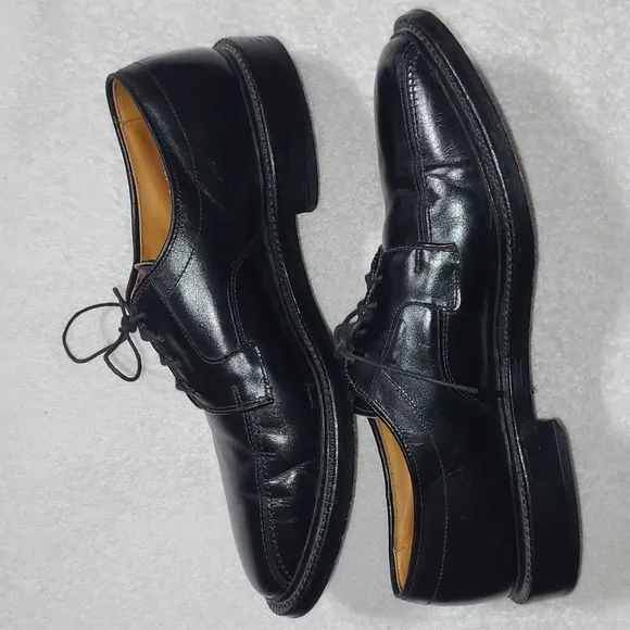 Allen Edmonds Hillcrest Black Leather Oxford Dress Shoes Size 10