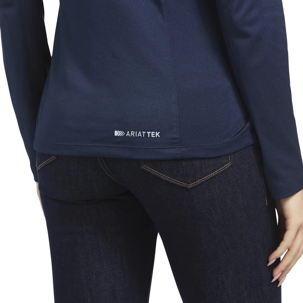 Ariat Ladies 1/4 Zip 2.00 Sunstopper Navy