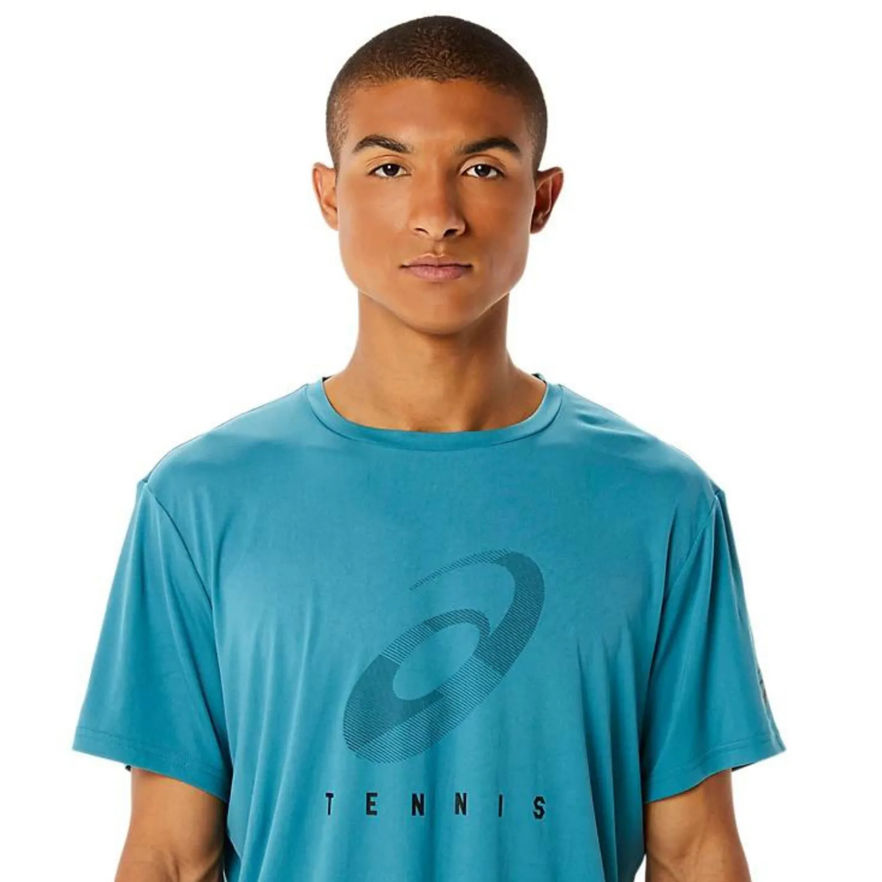 Asics Court Men Spiral Tee - Misty Pine