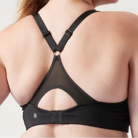 Athleta Advance Sports Bra Black Size 42F
