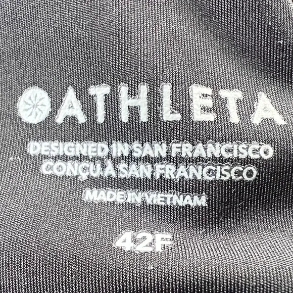 Athleta Advance Sports Bra Black Size 42F