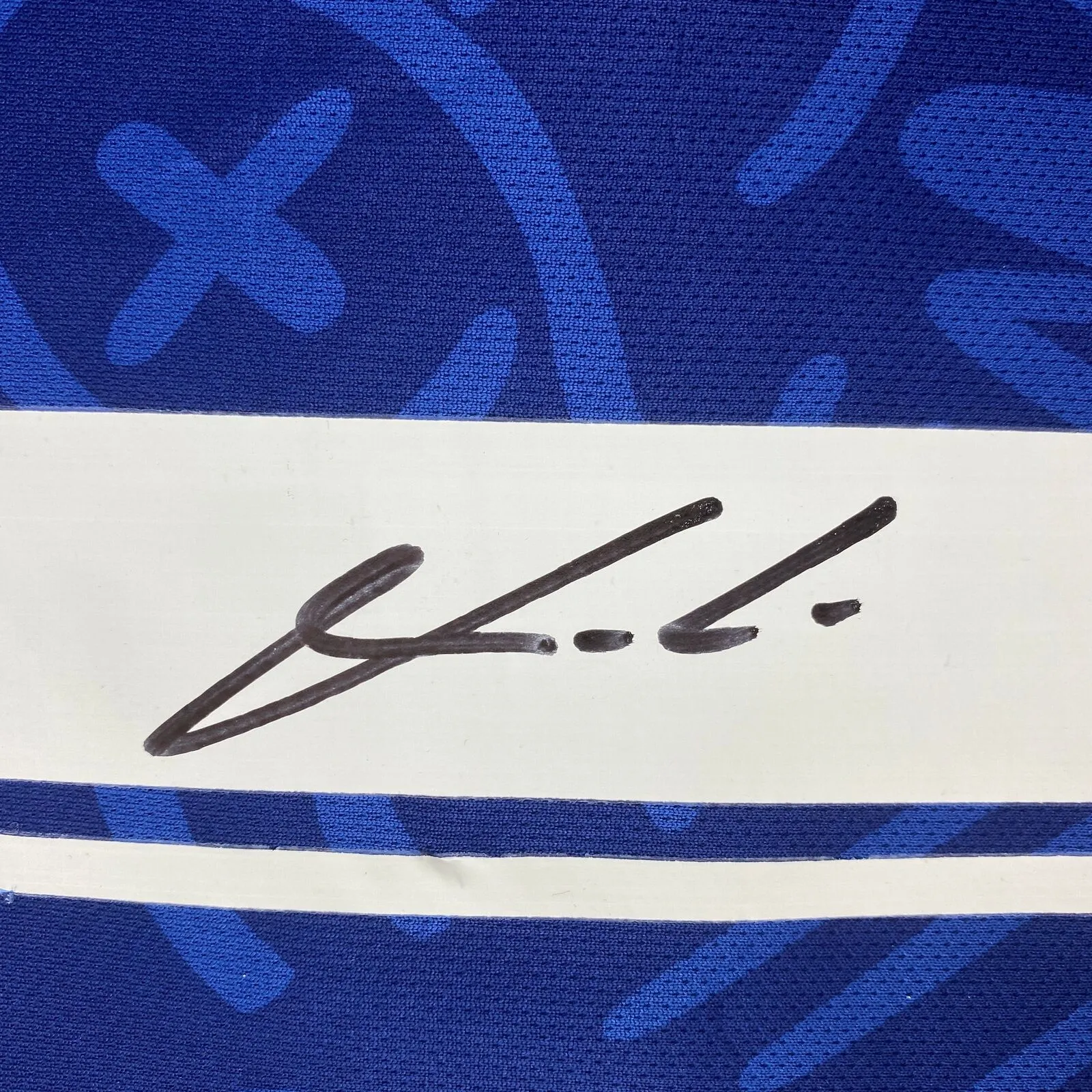 Autographed/Signed Luka Modric Real Madrid Blue Soccer Jersey Beckett BAS COA