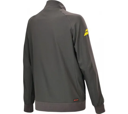 Babolat Core Club Jacket Girl's (Grey/Yellow)