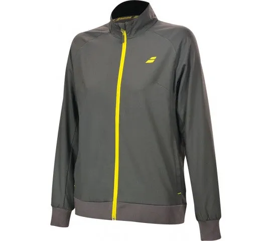 Babolat Core Club Jacket Girl's (Grey/Yellow)