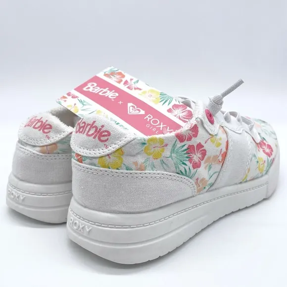 Barbie x ROXY Girls Floral Cannon Sneakers