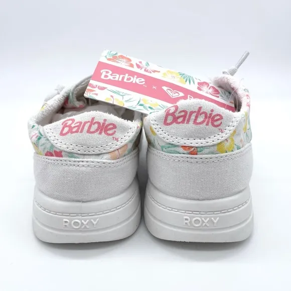 Barbie x ROXY Girls Floral Cannon Sneakers