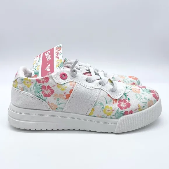 Barbie x ROXY Girls Floral Cannon Sneakers