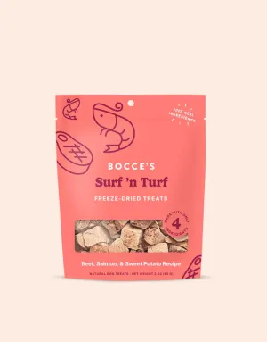 Bocce's Surf 'n Turf Freeze-Dried Treats