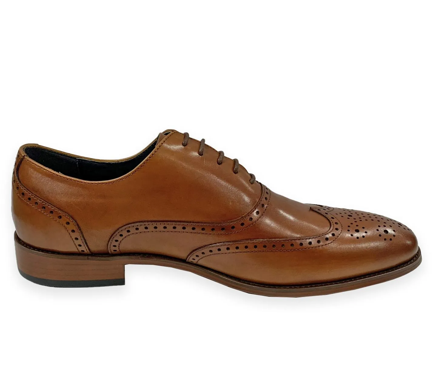 Bowe & Bootmaker Carbonet Whiskey Tan Leather Formal Shoes