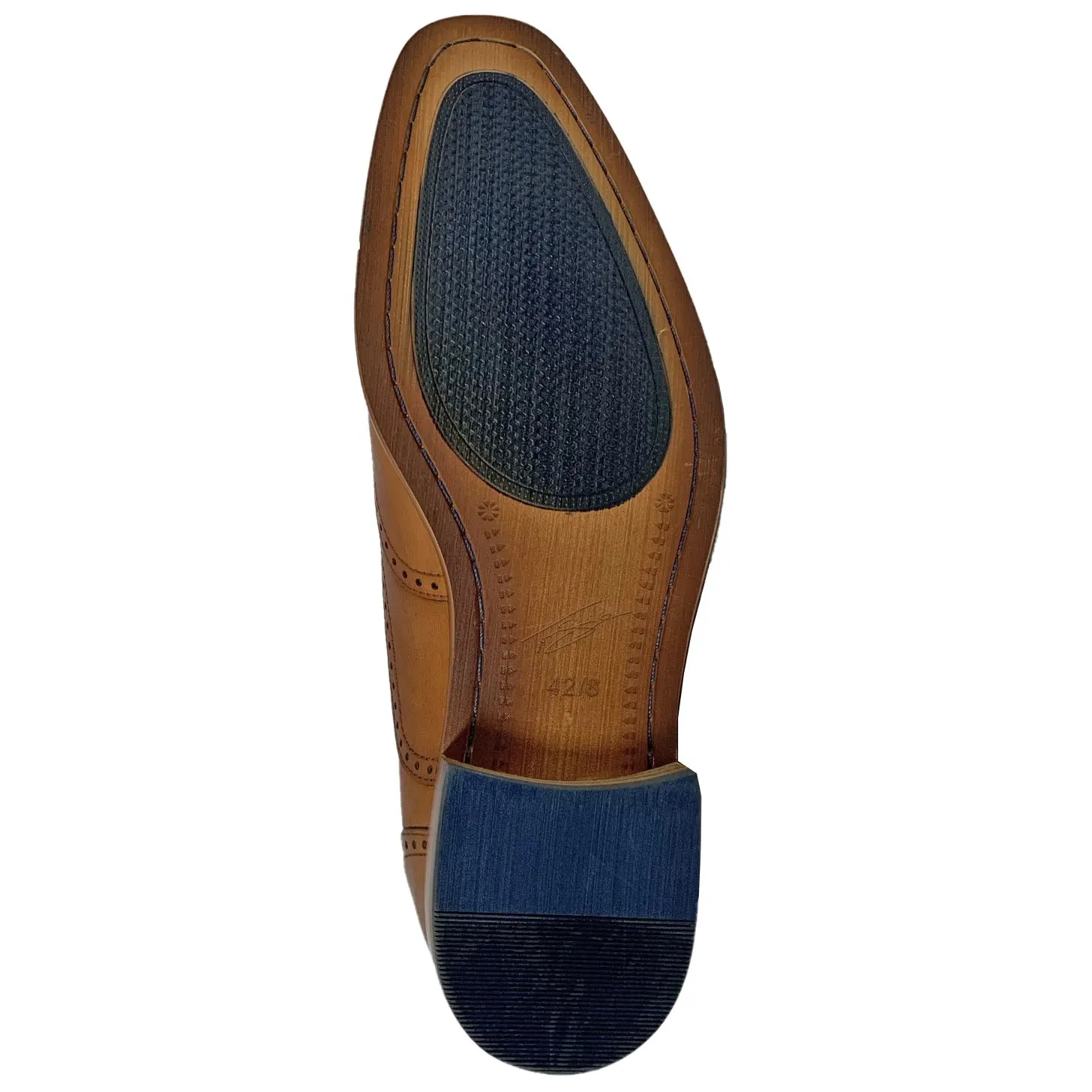 Bowe & Bootmaker Carbonet Whiskey Tan Leather Formal Shoes