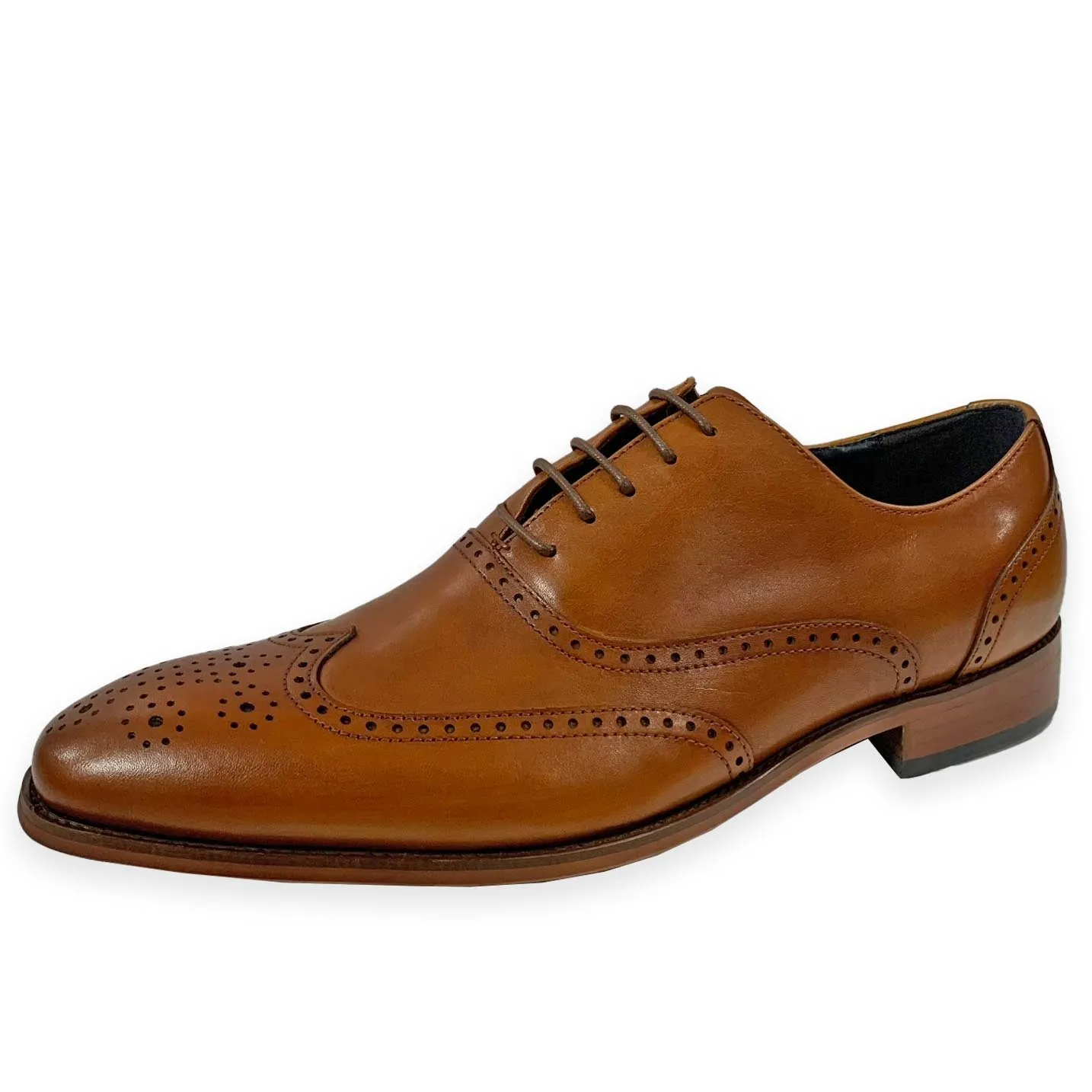 Bowe & Bootmaker Carbonet Whiskey Tan Leather Formal Shoes