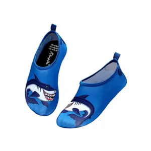 Boys and Girls Beach Water Shoes Blue Shark - Kkomforme