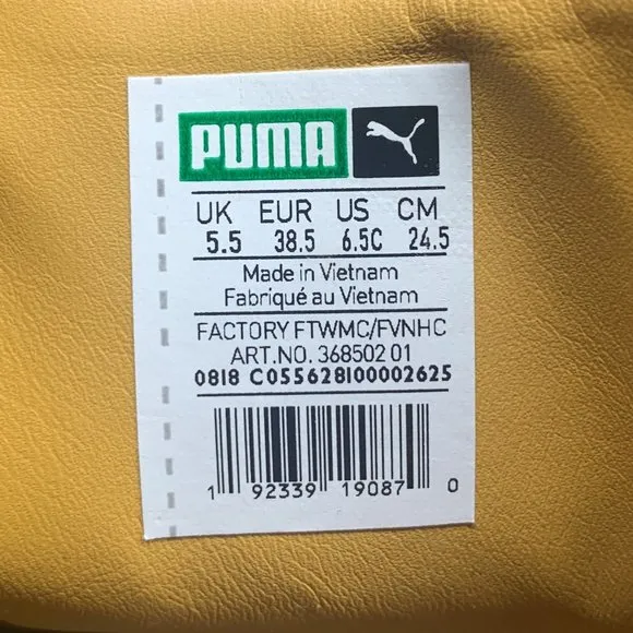 BOY'S PUMA Classic Leather Shoe / Sneaker Size 6.5
