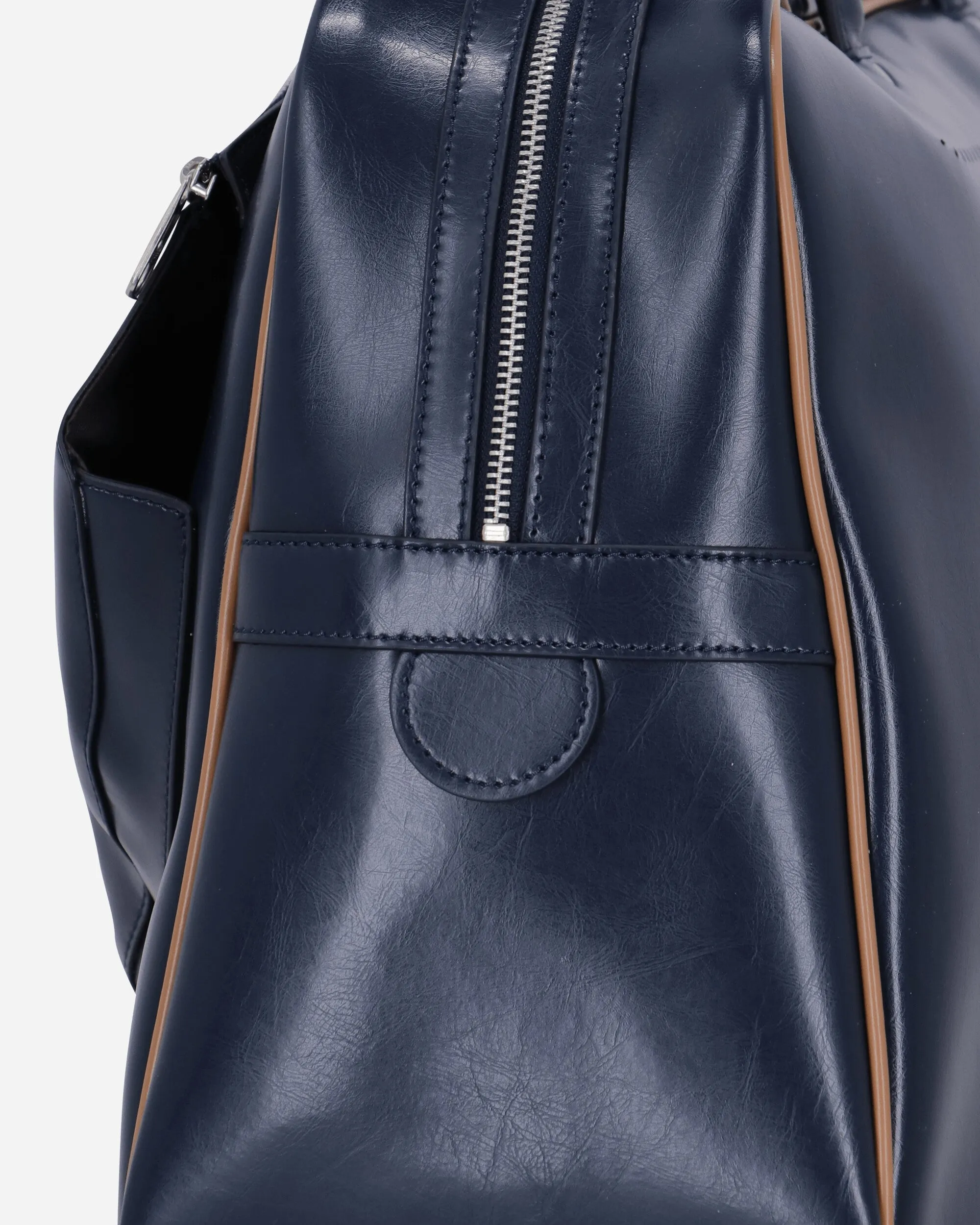 Brain Dead Bag Collegiate Navy / Brown Desert