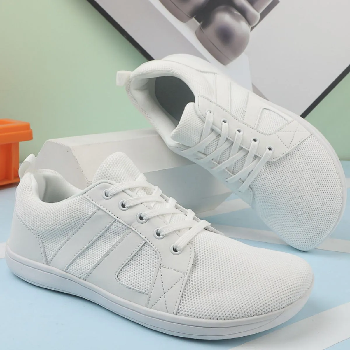 Breathable Mesh Round Toe Athletic