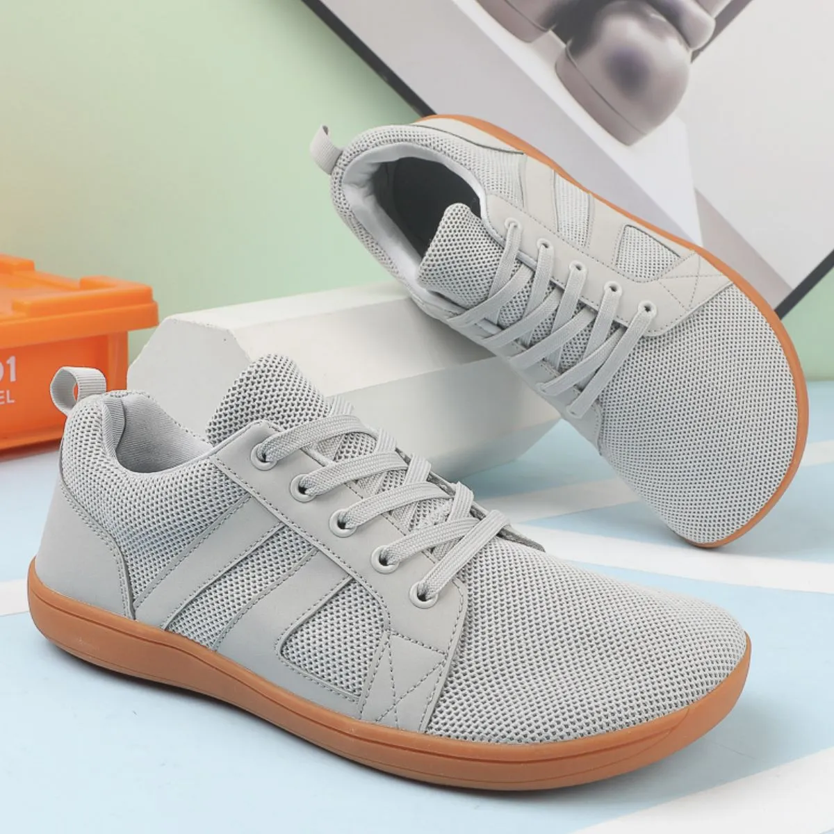 Breathable Mesh Round Toe Athletic