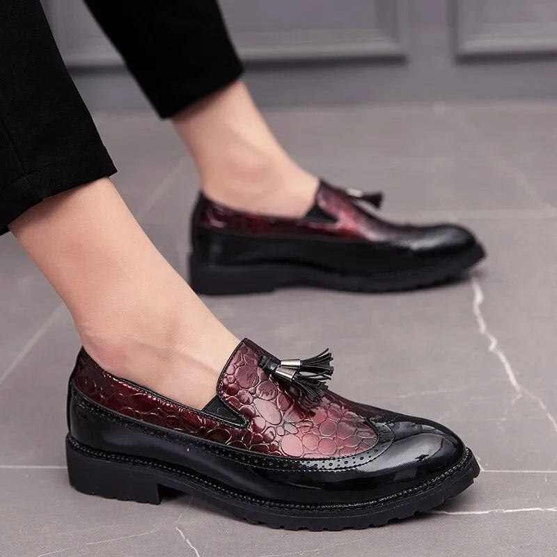 Casual Leather Shoes For Men Breathable Leather Loafers