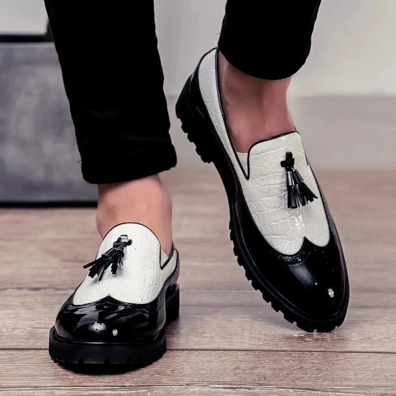 Casual Leather Shoes For Men Breathable Leather Loafers