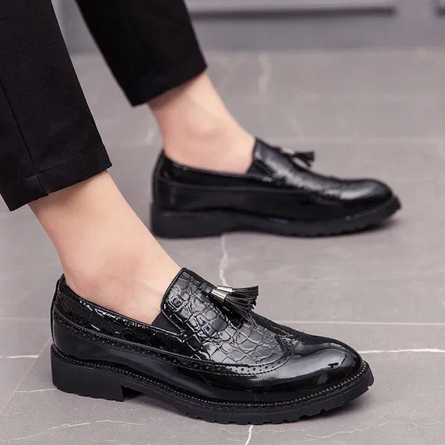 Casual Leather Shoes For Men Breathable Leather Loafers