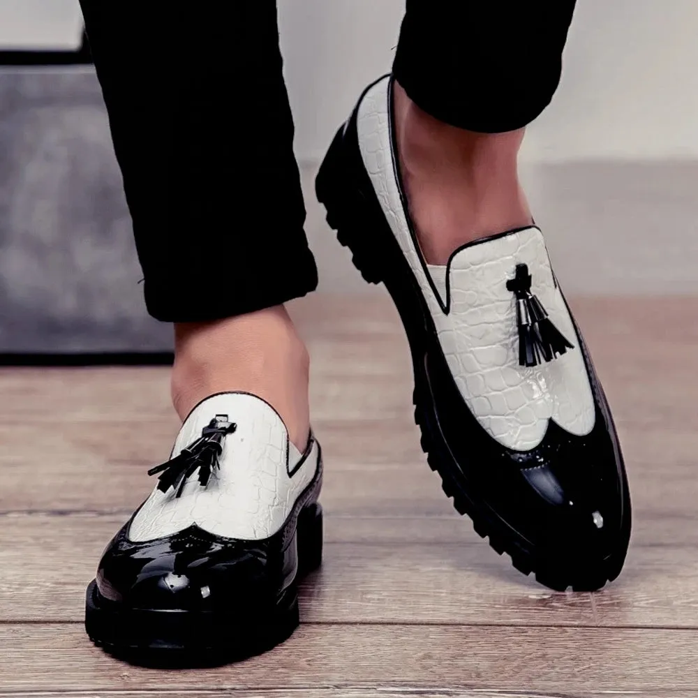 Casual Leather Shoes For Men Breathable Leather Loafers