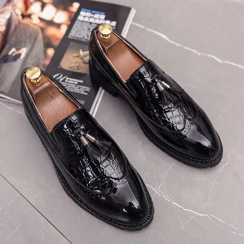 Casual Leather Shoes For Men Breathable Leather Loafers