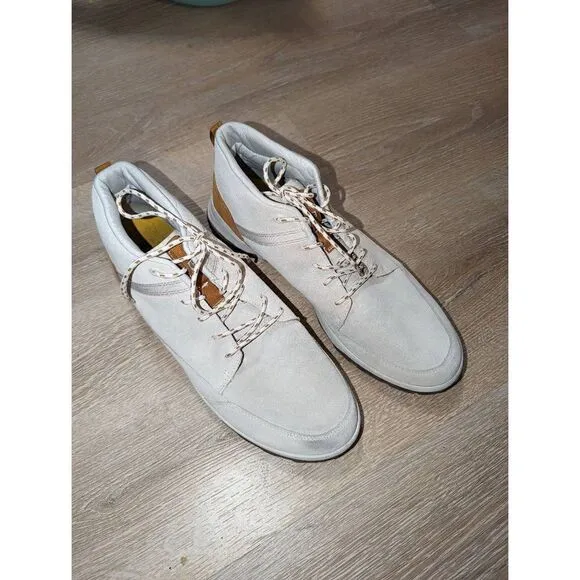 Caterpillar unisex Quest Mid Whitecap Moutons Sneaker White Men's13/Women's 15