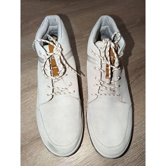 Caterpillar unisex Quest Mid Whitecap Moutons Sneaker White Men's13/Women's 15