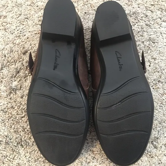 Clark’s Collection Brown Leather Shoes NWT