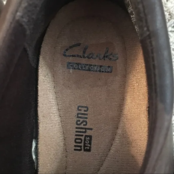 Clark’s Collection Brown Leather Shoes NWT