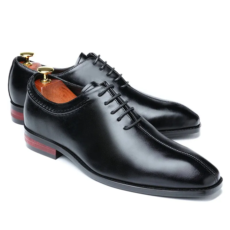 Classic Retro Brogue Men Flats Party Dress Shoes